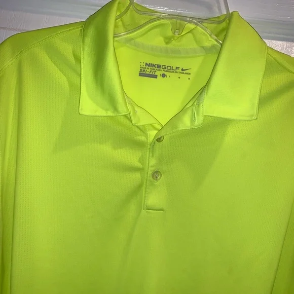 Nike DRI FIT GOLF POLO SHIRT MENS SIZE LARGE L - Picture 6 of 8